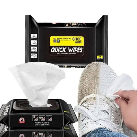 Disposable Shoe Cleaning & Shine Wipes Pack of 2 – Instant Shoe Cleaner for Leather, Sneakers & Sports Shoes.