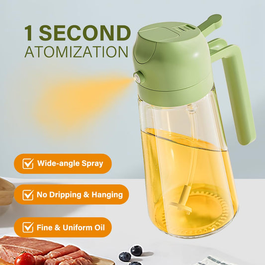 2-in-1 Oil Spray & Dispenser Bottle