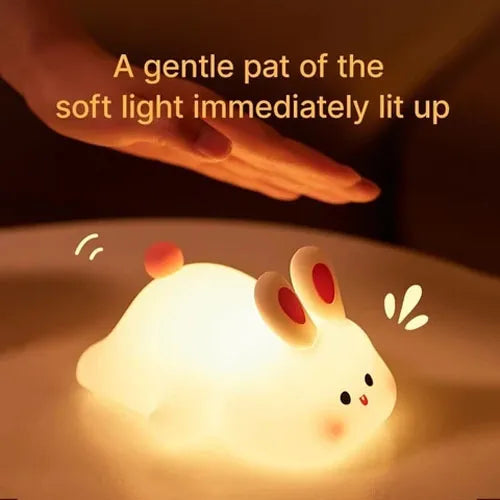 Rechargeable Cute Rabbit Touch Lamp