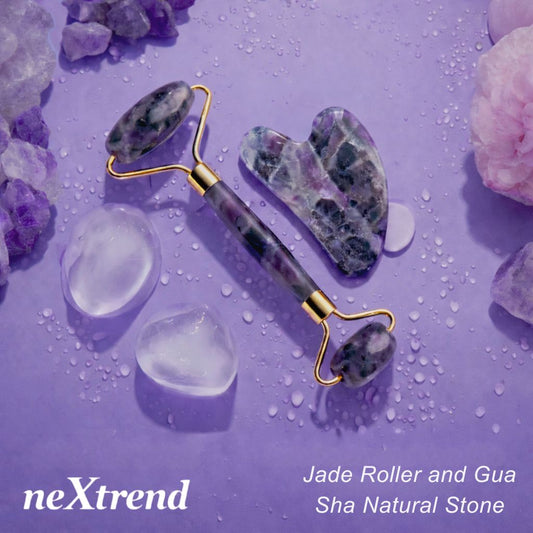 Jade Roller and Gua Sha Natural Stone
